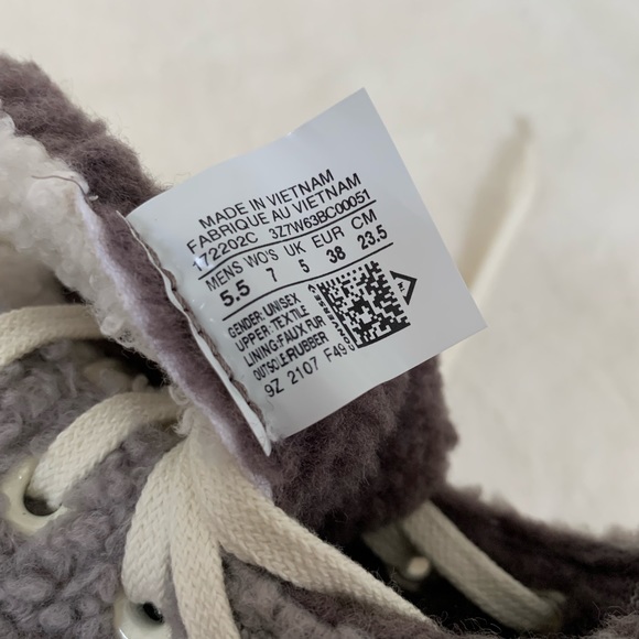 *NEW* Converse Run Star Hike Sherpa Sneakers - Picture 5 of 12